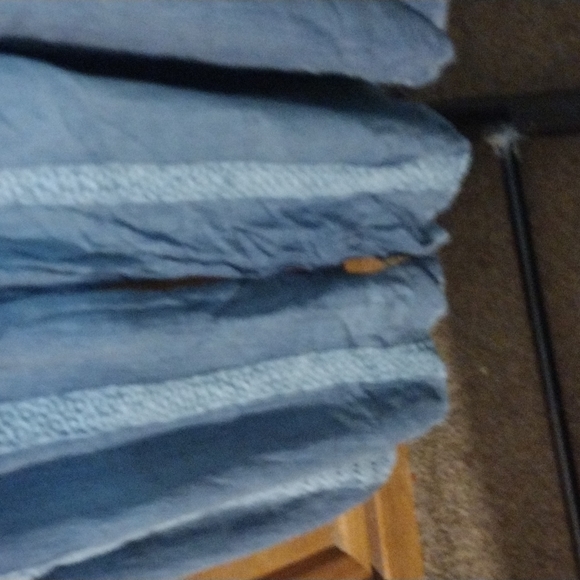 Ladies plus size 3x paper bag boho elastic waist pants with lace detail - Picture 2 of 7